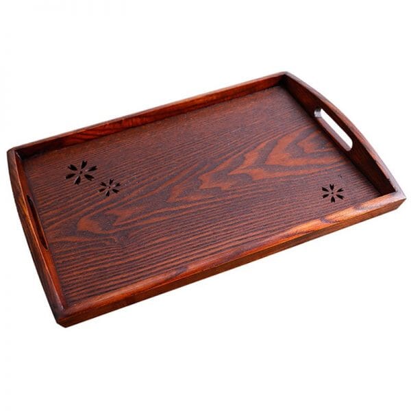 Oval/rectangular tray with handles